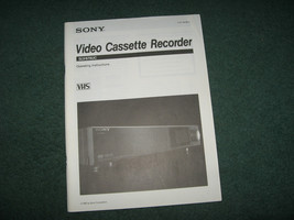 Sony SLV-676UC VCR Instruction Manual 74 pages - Good Condition - $20.89