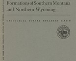 Lithologic Subdivisions of Jefferson, Three Forks Formations of Montana,... - $7.99