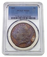 1885 Argent Morgan Dollar Classé À PCGS Comme - $166.32