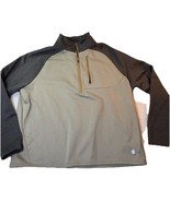 LL Bean Pullover Mens XXL Red Quarter 1/4 Zip Jacket Outdoor Classic - $23.23 CAD