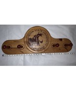 WSU COAT RACK Hook WOODEN MAN CAVE WASHINGTON STATE COUGARS Wazzu - $1,693.32 MXN