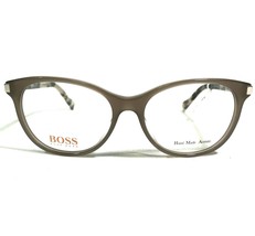 Hugo Boss Eyeglasses Frames BO0184 KC1 Brown Tortoise Round Cat Eye 52-1... - £51.99 GBP