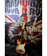 BEATLES Magical Mystery Tour Hand Painted FENDER GUITAR BEATLES ~FREE SH... - £1,099.57 GBP