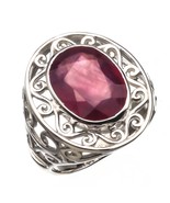 Natural Certified Ruby Gemstone Ring anniversary Ruby Rings Vintage Ring... - £94.36 GBP