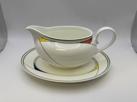 Villeroy &amp; Boch Bone China TRIO Gravy Boat with Underplate - $79.99