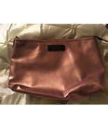 Victoria&#39;s Secret Pink gold Zippered Makeup Cosmetic Bag NEW  - £7.58 GBP