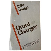 1984 Omni Charger Owner Operating Manual Book Dodge Chrysler Instruction Booklet - $9.89