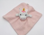 DTU Inc Baby Lovey Unicorn Security Blanket Sherpa Plush - £7.85 GBP