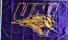 Purple UNI Panthers Flag with Logo - $19.00