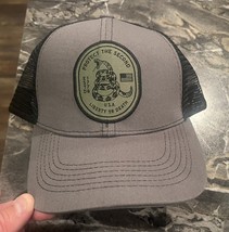 Protect the Second Snake Liberty or Death EST 1776 Hat Cap Gadson Flag S... - $11.39