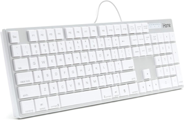 Full Size Mac Keyboard Apple IOS Mac iMac Windows Desktop PC Wired Laptop Design - £23.97 GBP