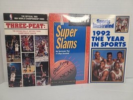 VHS Basketball Lot Of 3 Three Peat Chicago Bulls, ESPN Super Slams, Spor... - £8.79 GBP