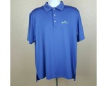Peter Millar Summer Comfort Men&#39;s Polo Shirts Size Large Blue TQ8 - $14.35