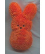 Just Born PEEPS ORANGE BUNNY PEEP 14&quot; Plush STUFFED ANIMAL Toy 2014 - £14.80 GBP