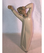 Lladro Boy Yawning 8.5 Inhces Tall Mint - $51.99