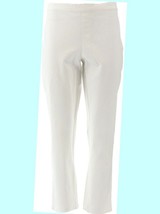 Isaac Mizrahi Bright White 24/7 Ankle Length Stretch Pants A302696 Plus ... - $44.99