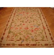 Premium 5x8 Authentic Handmade Needlepoint Rug PIX-3994 - £695.74 GBP