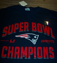 New England Patriots Super Bowl Li Nfl Champions T-Shirt Large New - £15.55 GBP