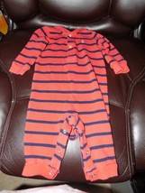 Ralph Lauren Polo Striped Romper LS One-Piece Size 6 Months Boy&#39;s - £15.75 GBP