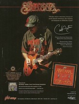 Carlos Santana 2008 GHS Strings on PRS guitar advertisement ad print - £2.83 GBP