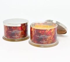 HomeWorx by Slatkin &amp; Co.  Smoky Caramel Embers 18oz Candle in    USED - £153.26 GBP