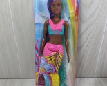 Barbie doll Dreamtopia Mermaid AA African American tan brown skin purple... - $14.84