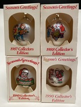 Christmas Campbell Kids Ornament 1987 88 89 90 Collectors Edition VTG Lot - £19.32 GBP