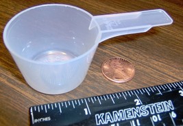 PLASTIC measuring cup SCOOPer 29.6cc = 1oz = 2 tablespoon = 6 teaspooon ... - $16.21