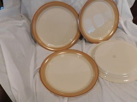 4 ea Corelle Sand Scape 10&quot; Dinner Plates - $15.99