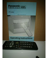 Panasonic PV-4301 manual and remote - £11.81 GBP