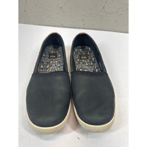 TEVA Willow Womens Slip-on Loafers Black Leather 1017150 BLK Comfort Siz... - $558.84 MXN