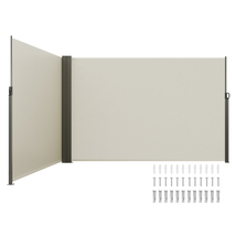 VEVOR Retractable Side Awning, 79&#39;&#39;x 236&#39;&#39;, 180g Polyester Water-proof, ... - $139.99