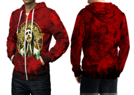 Marilyn Manson Unique Full Print Zipper Hoodies - $34.99