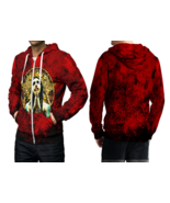 Marilyn Manson Unique Full Print Zipper Hoodies - $666.13 MXN