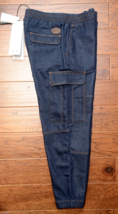 Armani Exchange A|X $150 Men's Soft Stretch Cotton Cargo Denim Jogger Pants 33 - $62.36