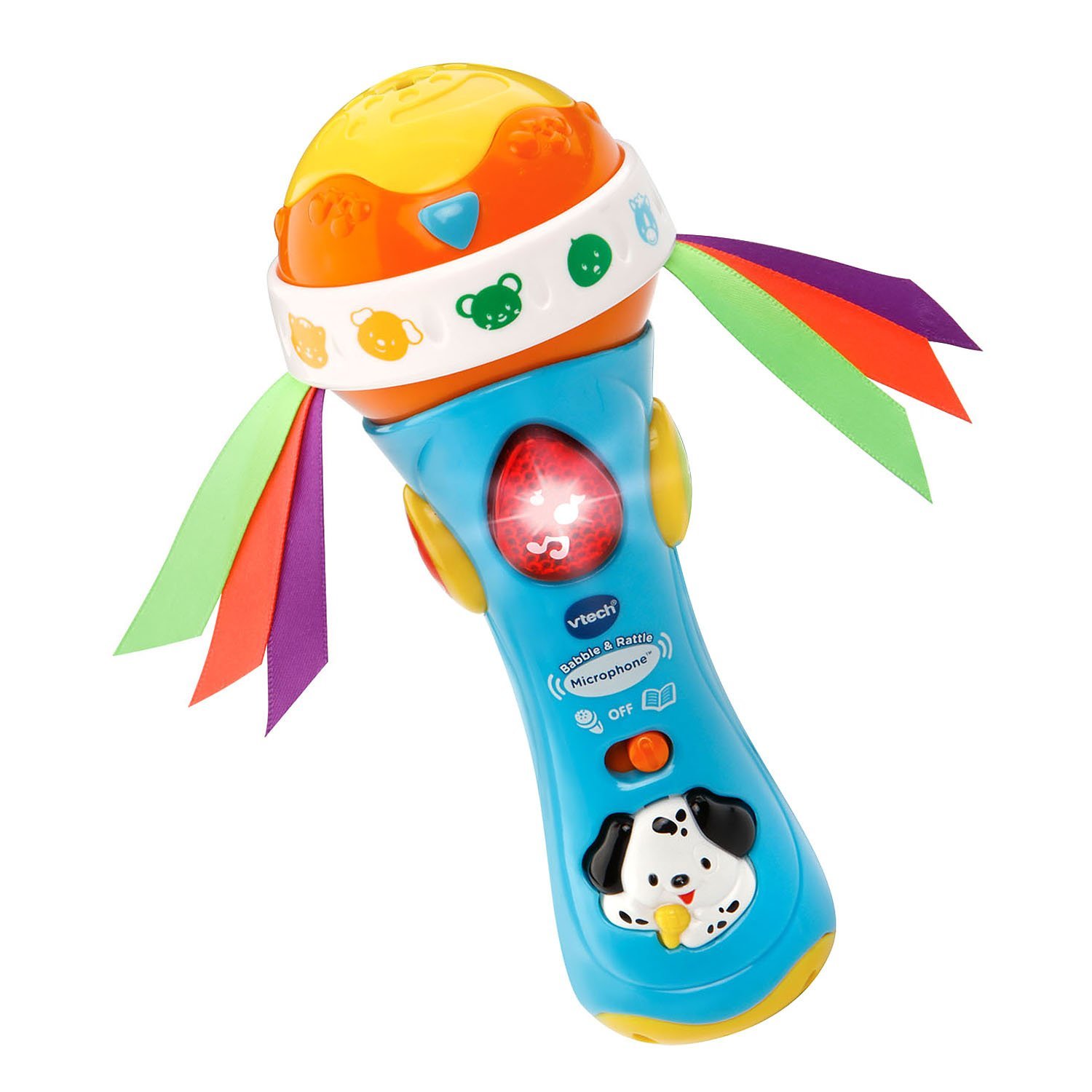 VTech Baby Babble and Rattle Microphone, Blue - $29.99