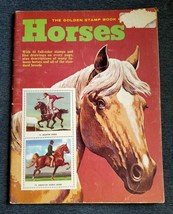 The Golden Stamp Book of Horses (1971) 44 Full-Color Stamps and Line Drawings - £7.09 GBP