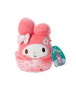NWT Cherry Blossom Hello Kitty And Friends My Melody Squishmallows 6.5in... - £16.02 GBP