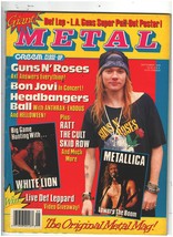 Metal magazine September 1989 Guns &#39;N Roses, Bon Jovi, Metallica, White Lion - £23.35 GBP