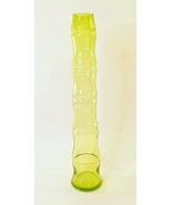 Blenko Studio Art Glass Bamboo Amethyst Vase Un-Signed, 21 1/2” x 4 1/4&quot;... - $123.48 CAD