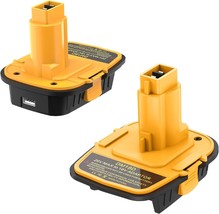 Kzreect Dm18D Converter For Dewalt 18V To 20V Battery Adapter With Usb, 2-Pack - £29.10 GBP