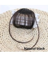 Front Fringe Hair Extensions 100% Clip In Women For Human Hair Neat Bangs - $9.89