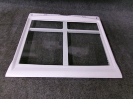 WP2222031 WHIRLPOOL REFRIGERATOR CRISPER COVER FRAME WITH GLASS WP2262441 - $65.00