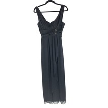 Betsy &amp; Adam Womens Maxi Dress Formal Party Sleeveless Cups Black 6 - £22.68 GBP