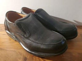Gravity Defyer Size 14 W Mens Dress Shoes US Black Leather Oxford Comfort Loafer - £54.62 GBP