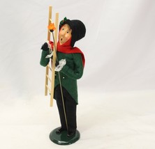 Byers Choice The Carolers 1993 Lamp Lighter Man w/Ladder &amp; Torch Christm... - $28.41