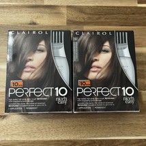 Clairol Nice &#39;n Easy Perfect 10 Perfect10 MEDIUM ASH Brown 5A CHOCO Pack Of 2 - $25.64