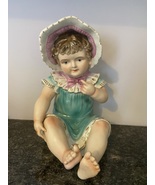 Vintage circa 1940-1950 11 inches Large Girl Piano Babie 6640  - $79.00