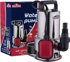 750W Stainless Steel Submersible Utility Pump with Float Switch, 19FT Cord for H - £139.66 GBP