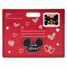 Disney Mickey Mouse Mouseketeer Ear Hat Pin - Valentine&#39;s Day - £8.88 GBP